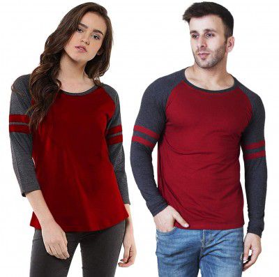 Veirdo Mens & Womens Regular Fit T-Shirt (Pack of 2)