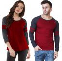 Veirdo Mens & Womens Regular Fit T-Shirt (Pack of 2)...