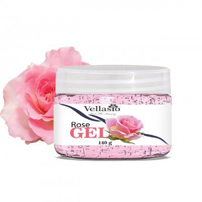 Vellasio Herbal Natural Rose & Aloevera Facial Massage Gel for GLowing & Radint Skin
