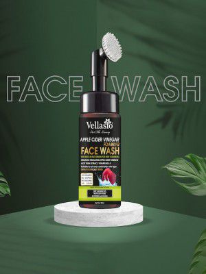 VellasioApple Cider Vinegar No Parabens, Sulphate Foaming Face Wash 150ML