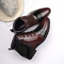 Vellinto  Royal VINTIQUE Party Wear ll Casual ll Latest Patent Leather Boots for Men Boots For Men  (Red, Maroon , 8)...