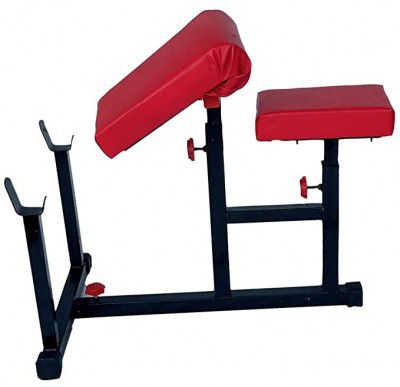 VENOM Preacher Curl Arm with 75 Kg. Holding Capacity Exercises Bench/Biceps/Triceps/Wrist/Arms/Shoulder Excercises Bench/Fitness Bench/Weight Lifting Bench For Home Gym