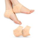 Venom Silicone Gel Heel Pad Socks For Heel Swelling Pain Relief, Dry Hard Cracked Heels Repair Cream Foot Care Ankle Support Cushion (No. of Heel Pad - 1) (Material : Gel)...