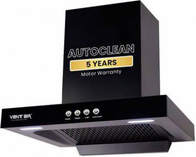 Ventair Fawn Auto Clean Wall Mounted Black 1200 CMH Chimney