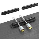 VENTION Black Cable Clips Cord Organizer Cable Management, Cable Organizers USB Cable Holder Wire Organizer Cord Clips, 2 Packs Cord Holder for Desk Car Home and Office...