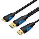 VENTION Micro USB 3.0 Cable 3FT USB 3.0 Type A Male to Micro B Cord Compatible with Samsung Galaxy S5 Note 3 Camera Hard Drive and More...