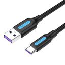VENTION USB Type C Cable 40W/5A Fast Charging Cable 6.6ft/2m Data Cable for Smartphones, Tablets, Laptops & other Type C devices, 480Mbps Data Sync, Quick Charge (Black)...