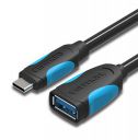 Vention USB3.0 A Female to Type-C Male OTG Cable 0.25M Black VAS-A51-B025...