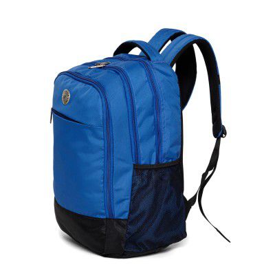Verage V-Lite DISC (VLS01) Royal blue 30 Liters Water Repellant 17.5" Laptop Backpack With Rain Cover