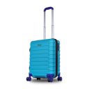 Verage Warpath 56 cms Aquarius Teal Carry-On Hard Sided Trolley Bag Suitcase Travelling Spinner Luggage with Anti-Theft Zippers...