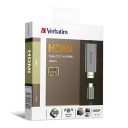 Verbatim Type C 3.1 to HDMI Cable 200cm Grey (HDMI Cables)...