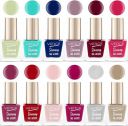 VERGE STUNNING COLOR ULTRA SHINE NAIL POLISH (SUPER STAY WITH BOLD FINISH) CHIP RESISTANT, QUICK DRY FORMULA; VEGAN, NON TOXIC & PARABEN FREE::PRIME 12 (Pack of 12)...