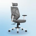Vergo Transform Prime Ergonomic High Back Mesh Office Chair (White Grey) (Arrives Faster)...
