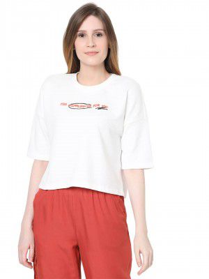 VERO MODA Women's Cotton Blend Regular Fit Top