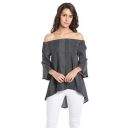 VERO MODA Womens Printed Asymmetrical Top...