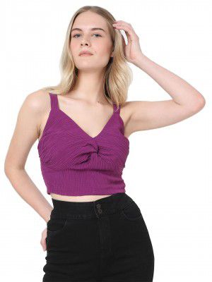 VERO MODA Women's Rayon Blend Slim Fit Top