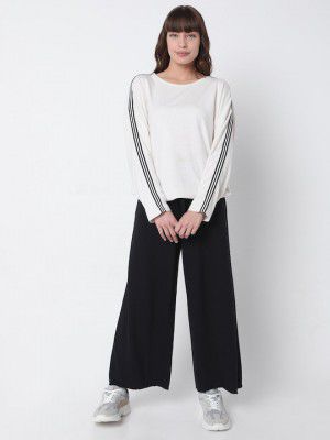 Vero ModaWomen Off White Sweatshirt