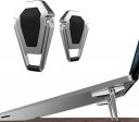 VEROX Instant Laptop Kickstand Metal Folding Portable Laptop Stand with Non-Slip Base | Tabletop Laptop Riser for 10-17 inch Laptop Tablet & Keyboard- Pack of 2...