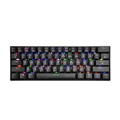 Vertux Bluetooth Gaming Keyboard with 1.8m USB-C Cable, 18 RGB Effects and Multi-Device Connectivity