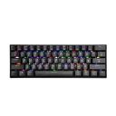 Vertux Bluetooth Gaming Keyboard with 1.8m USB-C Cable, 18 RGB Effects and Multi-Device Connectivity...