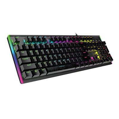 Vertux Gaming Keyboard, High-Performance Anti-Ghosting Wired Keyboard 