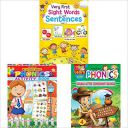 Very First Sight Words Sentences Level - 1+My Activity- Phonics Activity Book+Learn With Phonics Book - 4 (Set Of 3 Books) ...