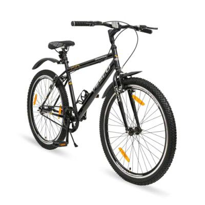 VESCO Downtown 26 T Cycle for Men with Rigid Fork/Single Speed Hybrid Bicycle | Frame 19 Inch | Ideal for 13+ Years