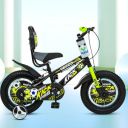 VESCO Kick Pro 14 T Kids Cycle with Balance Wheel & Back Rest Seat/Water Bottle | Frame 9 Inch | Ideal for 3 to 5 Years Boys & Girls (Green)...
