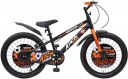 VESCO Kick Pro 20 Inch 20T Kids Bicycle 12.5" Frame | 85% Assembled | Fully Chain Cover | Age for 7 to 9 Year Boys & Girls (Black-Orange)...