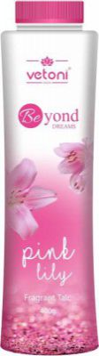 VETONI BEYOND DREAMS PINK LILY FRAGRANT COOL TALC 400 GM  (400 g)