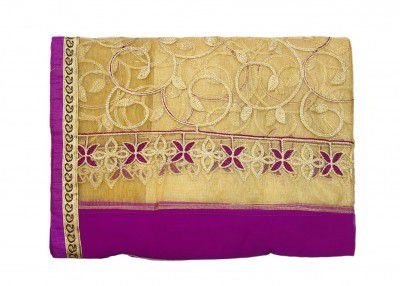 VFCollections Womens Fancy Cotton Saree with Blouse Piece (VFC501-14)