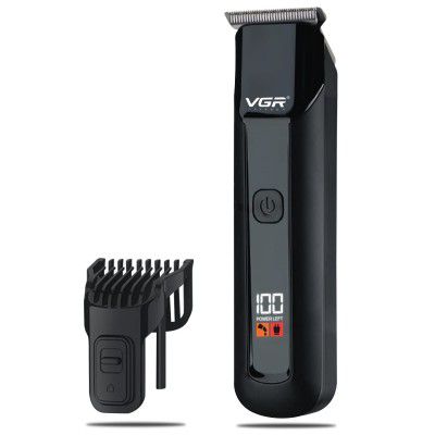 VGR V-929 Professional Rechargeable Hair Trimmer with LED Display Runtime:100 min