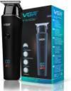 VGR V-937 Professional Hair Trimmer with LED Display Trimmer 500 min Runtime 4 Length Settings  (Black)...