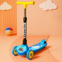 VGRASSP 3 Wheel Skate Scooter for Kids with PVC Wheels, Foldable & Height Adjustable Handlebar