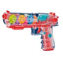 VGRASSP Concept Musical Transparent Glow Gear Gun with 3D Lights and Music Pretend Play Toy Gun for 2 to 5 Year Kids Baby Toy, Multi Color (Transparent Gun)...