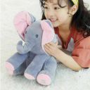 VGRASSP Cute and Soft Peek-a-Boo Elephant Toy for Baby...