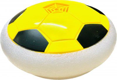VGRASSP Hover Football, Soft Eva Material Foam Bumper Air Indoor Soccer (Yellow)