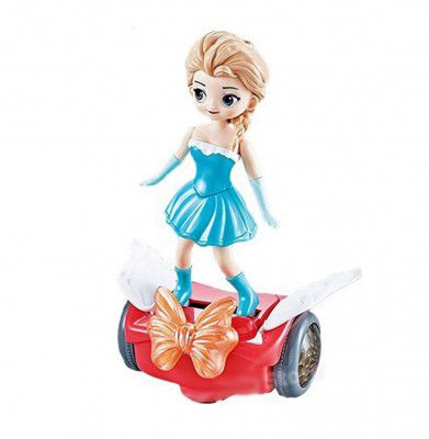 VGRASSP Ice Princess Balancing Car Toy Doll (Color and Design as per Stock)