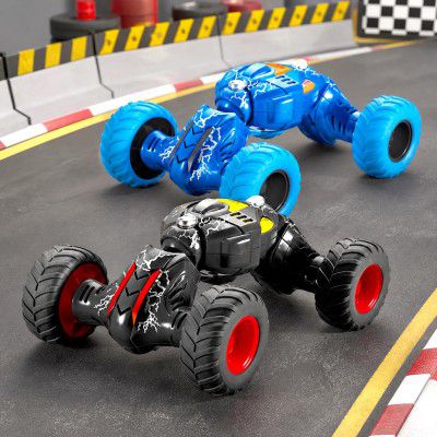 VGRASSP Pull Back Monster Telescopic Non Electric Car Toy with Press-Pull-Leave 