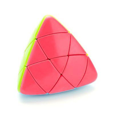 VGRASSP Pyramorphix Cube Game Toy for Kids & Adults - High Speed Stickerless Brainstorming Pyramid Cube Puzzle for 5 Years and Above - Multicolour