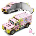 VGRASSP Unicorn Theme Metal Bus Piggy Bank Toy for Kids...