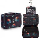 VHKD Toiletry Bag for Men Women Nylon Black Flemingo...