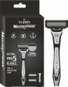 VI-JOHN Master Stroke Ultra Pro 5 Blade Shaving Razor for men (1 Handle + 2 Cartridges)...