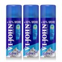 VI- JOHN Shaving Foam For Men, All Skin Type Shaving Foam With Goodness of Nature, Tea Tree Oil, Vitamin E Enriched and Anti- Bacterial Formula (400gm Each- Pack of 3)...