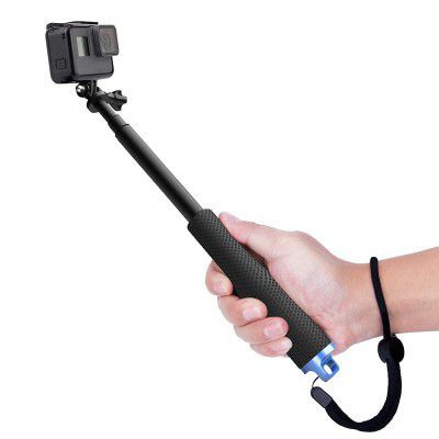 VIBLITZ 19 Inch Extendable Hand Grip Waterproof Monopod Selfie Stick