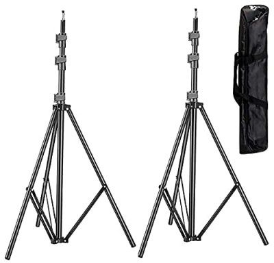 VIBLITZ Light Stand Kit - 9 feet (2 Light Stands)