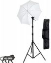 VIBLITZ® Studio Home 33 Sungun Kit Umbrella Stand Setup Heavy Bracket Umbrella Adapter B-Bracket and Stand Double Set...