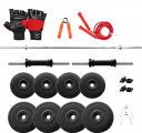 Vicky Transform 20 kg PVC 20 Kg Straight Rod Combo Home Gym Combo...