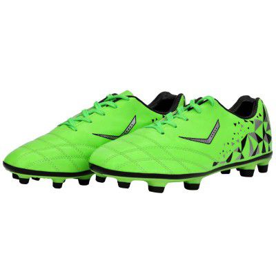 Vicky Transform i-Stud Football Shoes Upper P.U. Outsole Double Colour TPU Athletic Sneaker Suitable for Outdoor/Indoor Training Professional Matches - Green