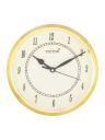 VICTOR Elegant Round Golden Color Plastic Case Analog Home/Office Decor Wall Clock (Size: 19 x 4.5 x 19 CM | Color: Golden | Weight: 178 grm)...
